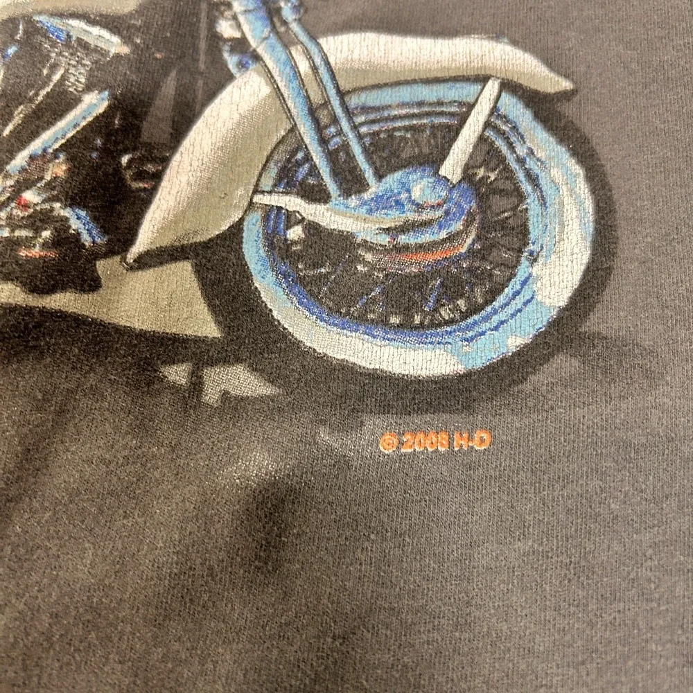 Harley-Davidson Motor Cycle Savannah Georgia T-Shirt Men 3XL Gray Cotton Stretch